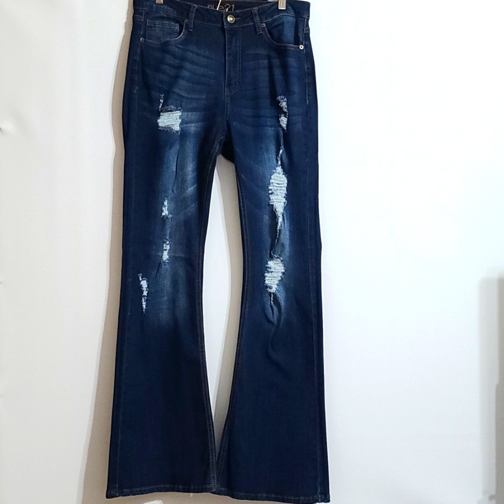 Size 12 High-Rise Flare Jeans